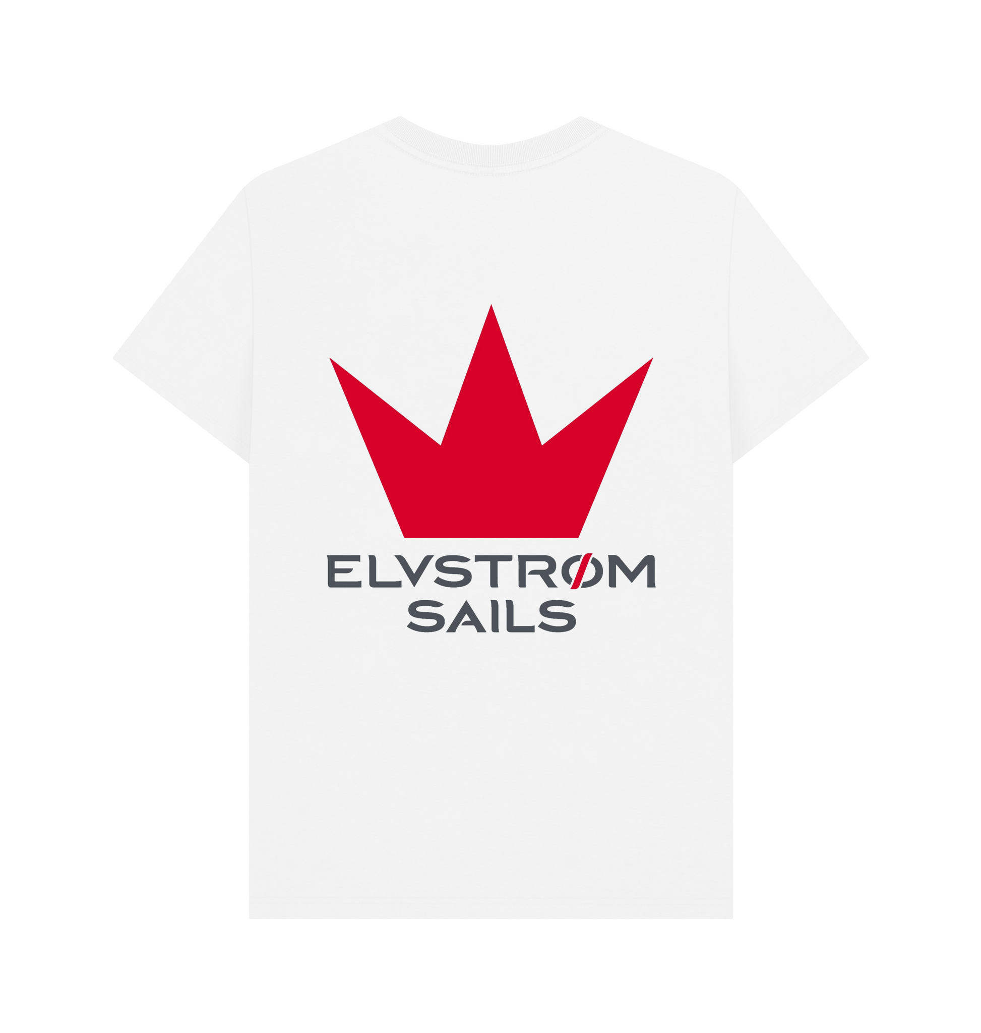 White Printed T-shirt Back