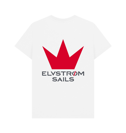 White Printed T-shirt Back