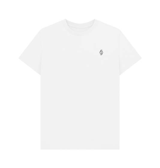 White Printed T-shirt Front