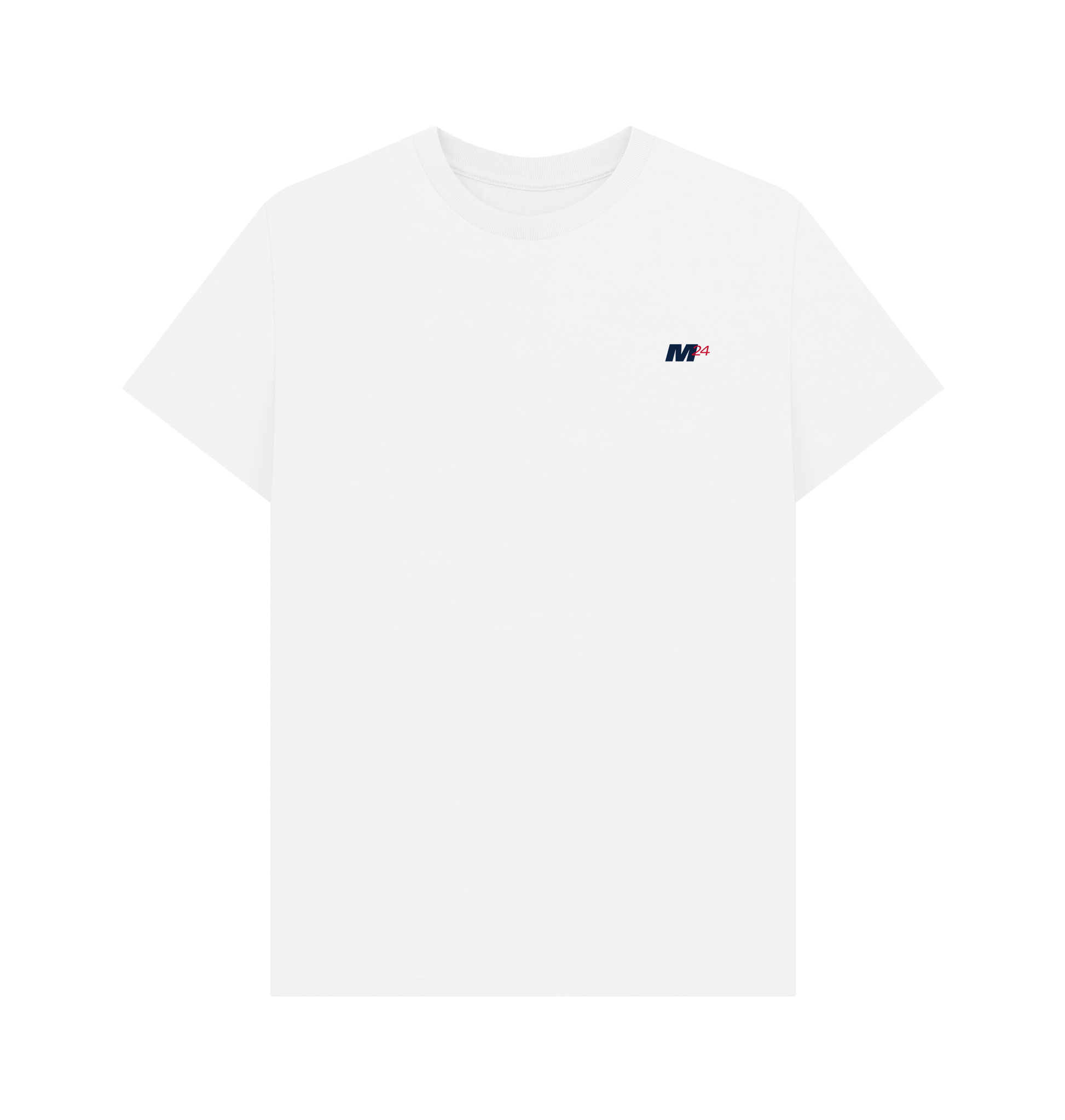 White Printed T-shirt Front