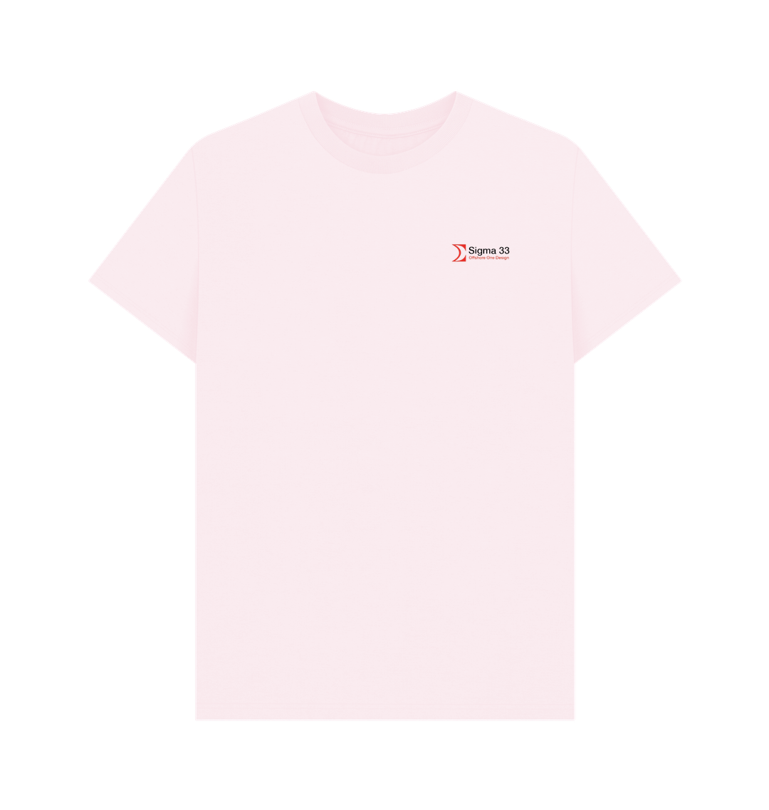 Pink Printed T-shirt Front
