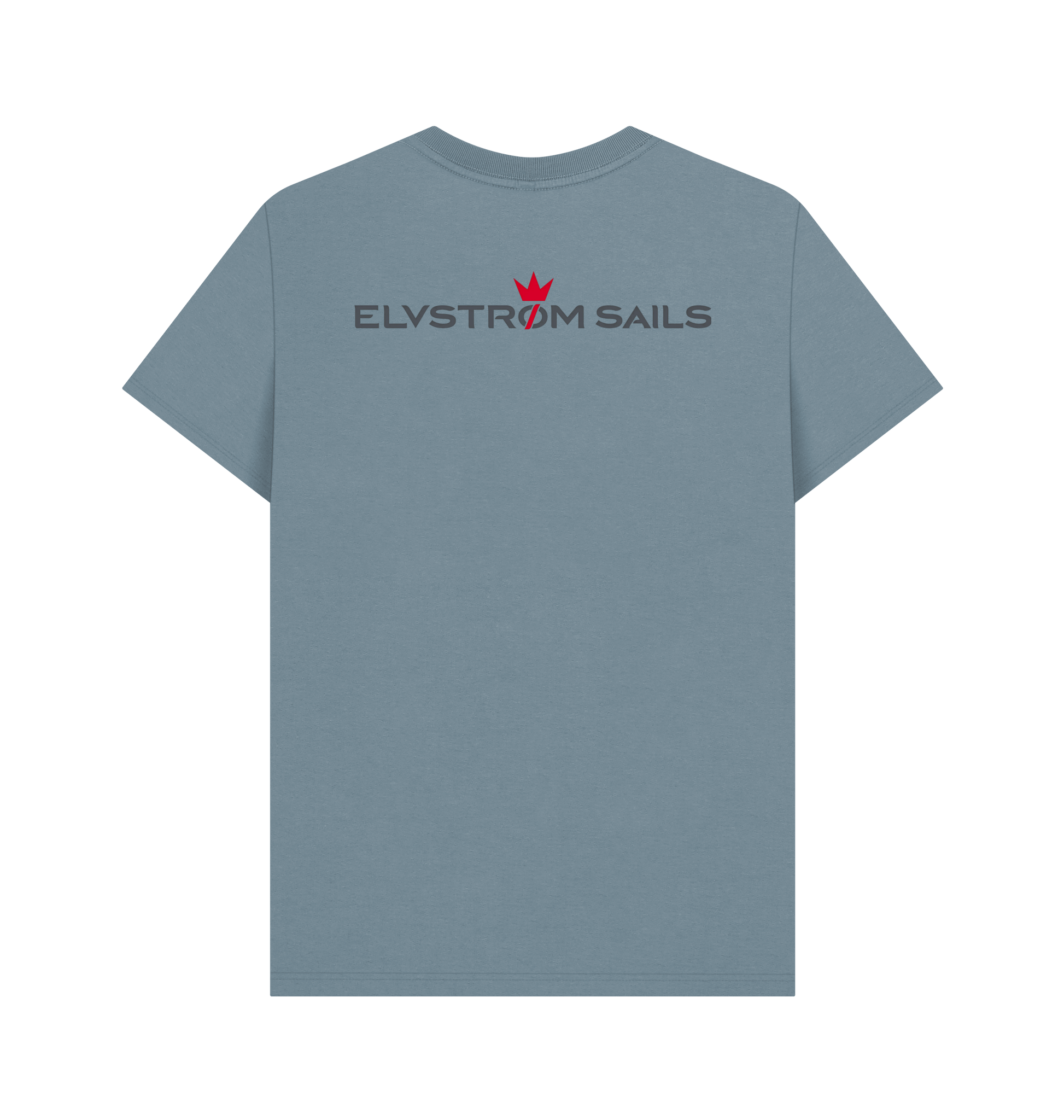 Stone Blue Printed T-shirt Back