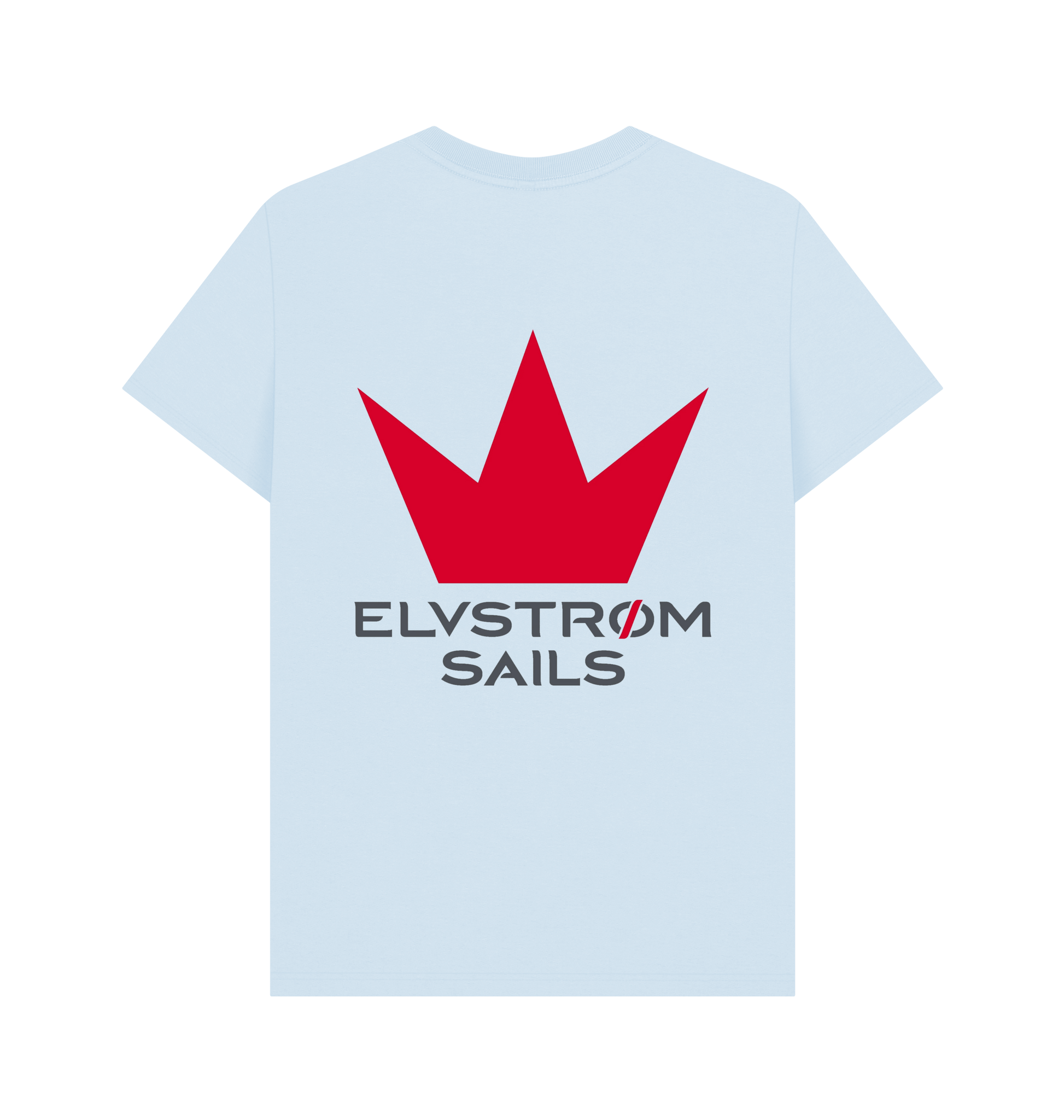 Sky Blue Printed T-shirt Back