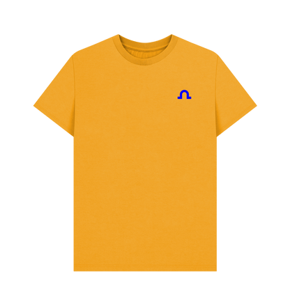 Mustard Printed T-shirt Front