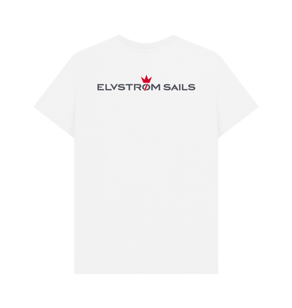 White Printed T-shirt Back