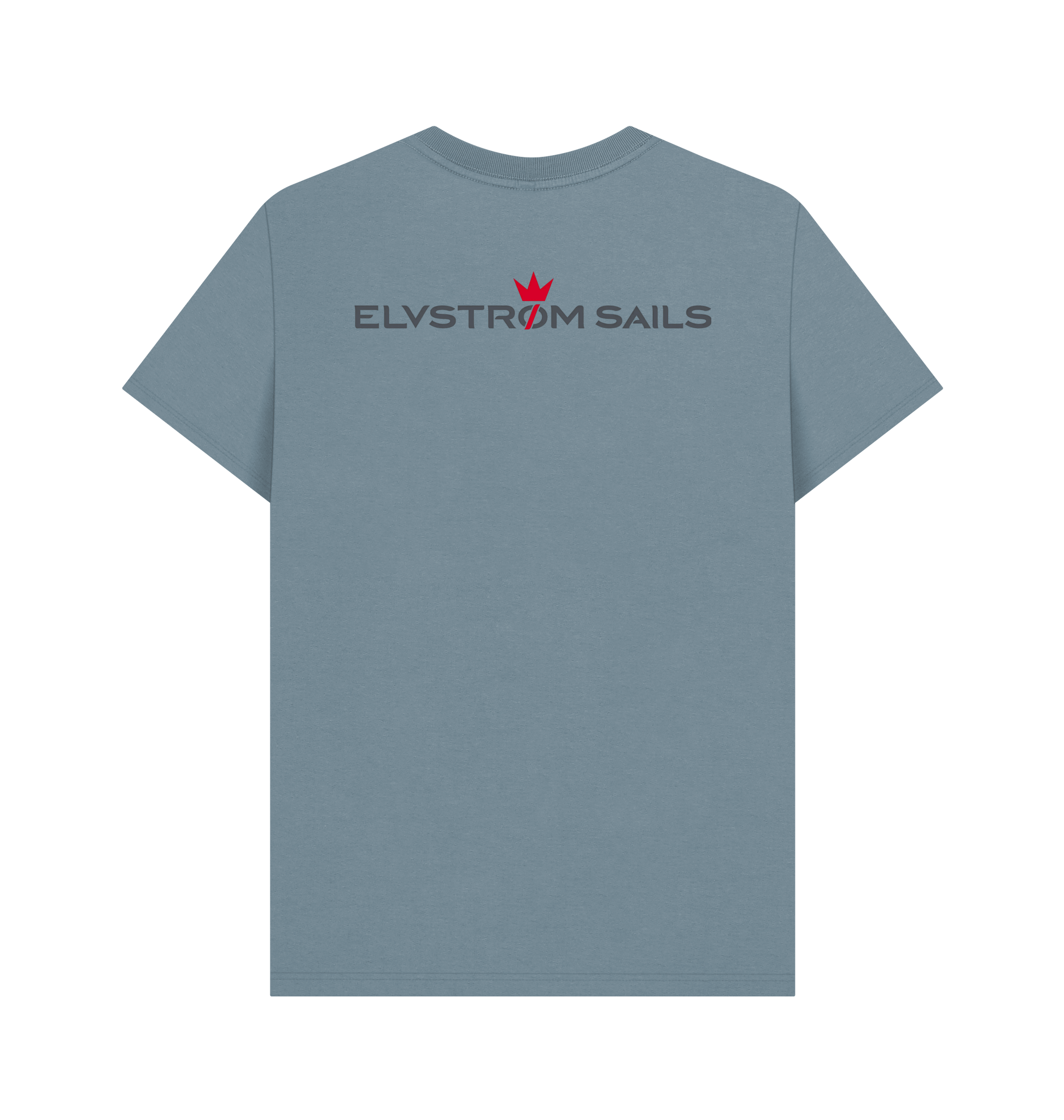 Stone Blue Printed T-shirt Back